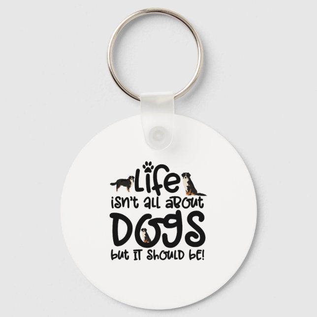 Bernese Mountain Dog Keychain (Front)