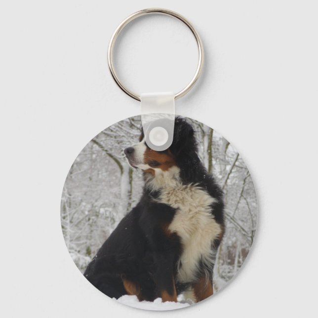 Bernese Mountain Dog Keychain (Front)