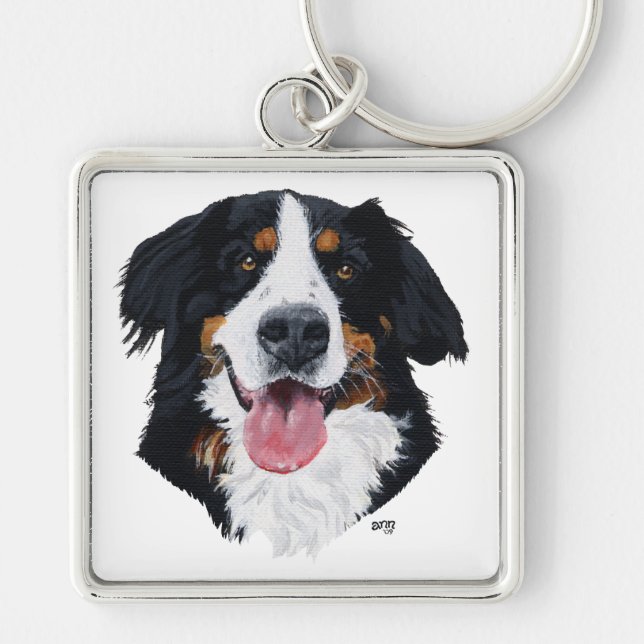 Bernese Mountain Dog Keychain (Front)