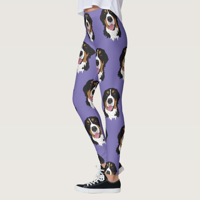 Bernese Mountain Dog  Leggings (Left)