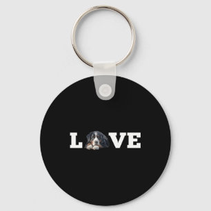 Bernese Mountain Dog Love Pet Lovers Keychain