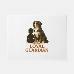 Bernese Mountain Dog Loyal Family Guardian Doormat