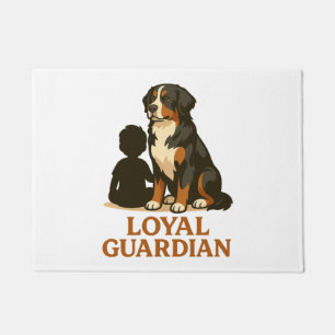Bernese Mountain Dog Loyal Family Guardian Doormat
