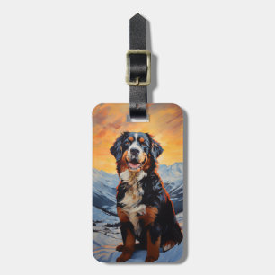 Bernese Mountain Dog Luggage Tag