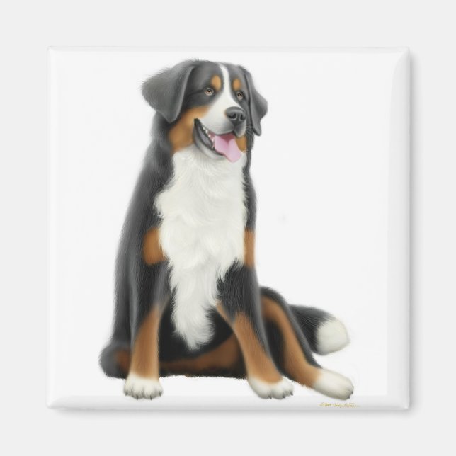 Bernese Mountain Dog Magnet (Front)