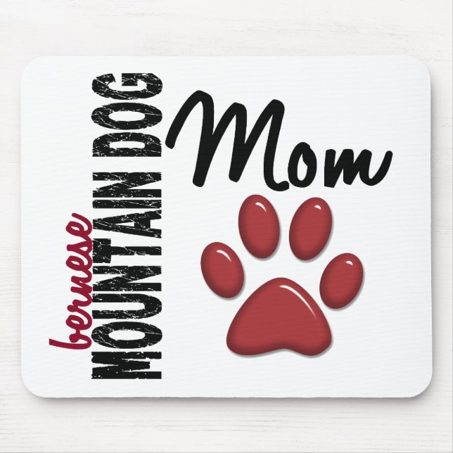 Bernese Mountain Dog Mom 2 Mouse Pad (Front)