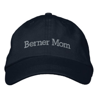 Bernese Mountain Dog Mom Berner Mom Minimalist Emb Embroidered Hat