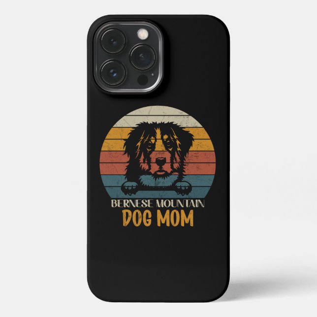 Bernese Mountain Dog Mom, Bernese dog mom iPhone Case (Back)