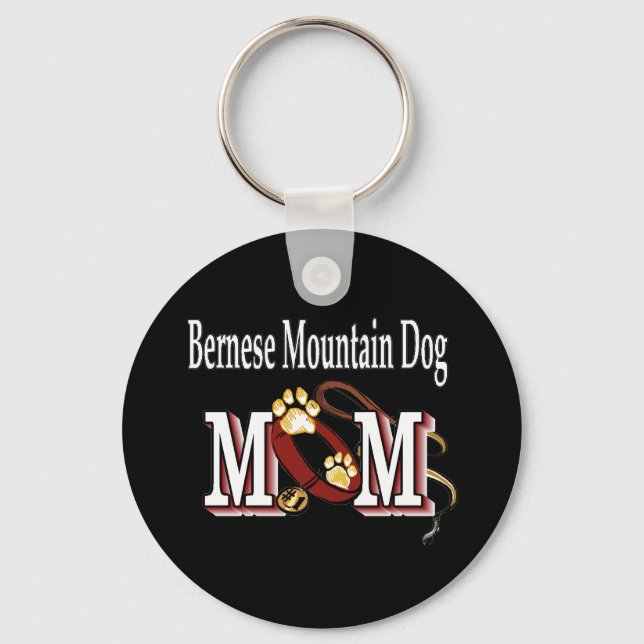 Bernese Mountain Dog MOM Keychain (Front)