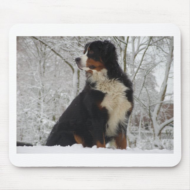 Bernese Mountain Dog Mouse Pad (Front)