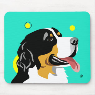 Bernese Mountain Dog Mouse Pad