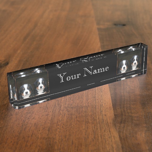 Bernese Mountain Dog Nameplate (Side)