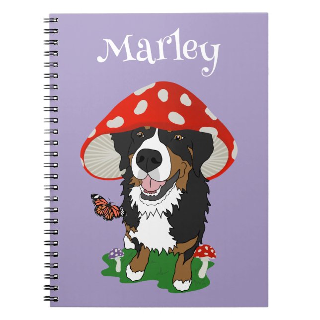 Bernese Mountain Dog  Notebook (Front)