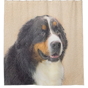 Bernese Mountain Dog Painting - Original Dog Art