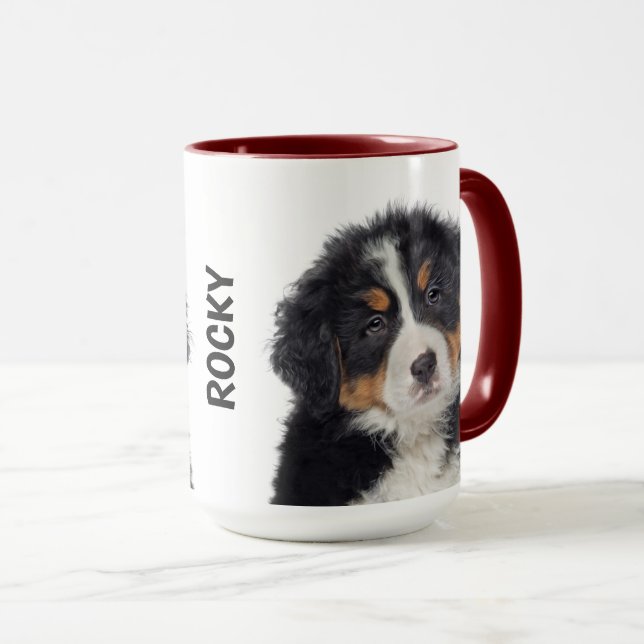 Bernese Mountain Dog Personalized  Mug (Front Right)