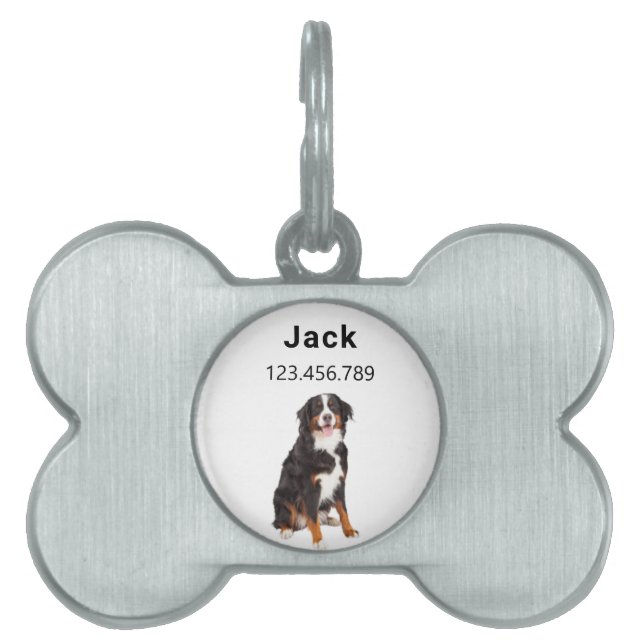 Bernese Mountain Dog | Pet ID Tag (Front)
