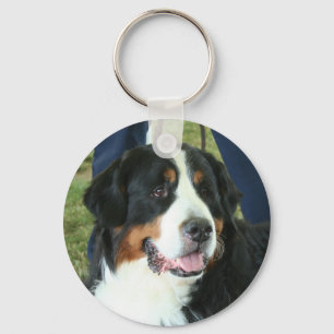 Bernese Mountain Dog Photo Keychain
