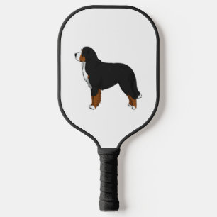 Bernese Mountain Dog Pickleball Paddle