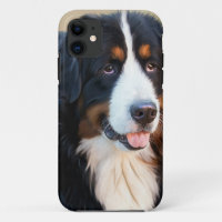 Bernese Mountain Dog Portrait