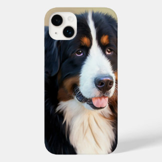 Bernese Mountain Dog Portrait Case-Mate iPhone 14 Plus Case