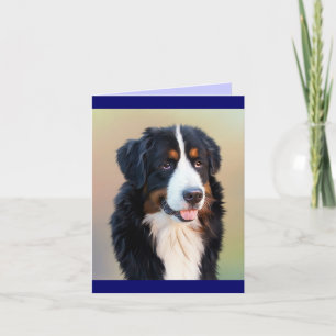 Bernese Mountain Dog Puppy Dog Note Card