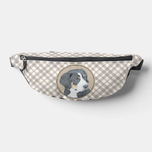 Bernese Mountain Dog Puppy Painting Cute Pet Art Fanny Pack