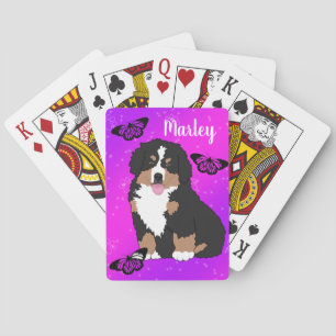 Bernese Mountain Dog Puppy   Playing Cards
