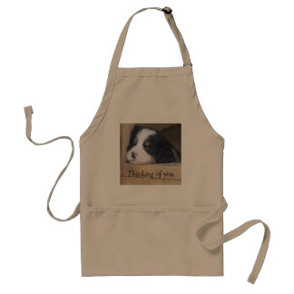 Bernese Mountain Dog Puppy -  Thinking of you Standard Apron