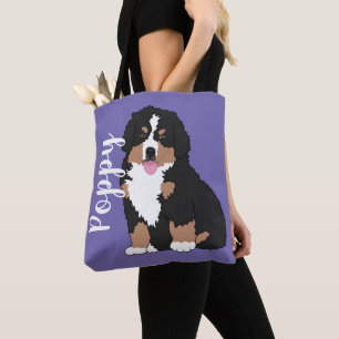 Bernese Mountain Dog Puppy Tote Bag