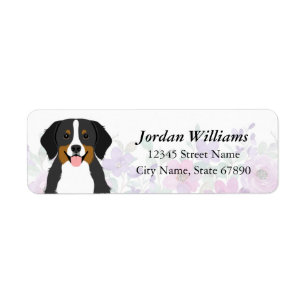 Bernese Mountain Dog Return Address Labels