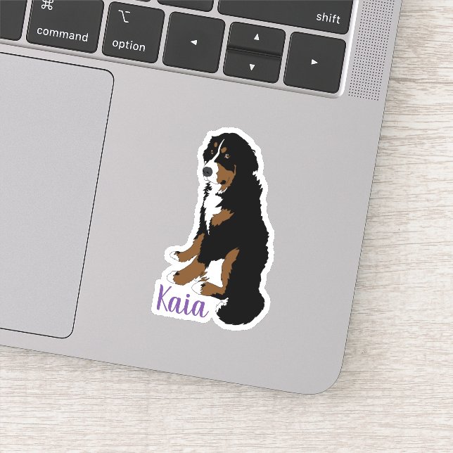 Bernese Mountain Dog Sticker (Detail)
