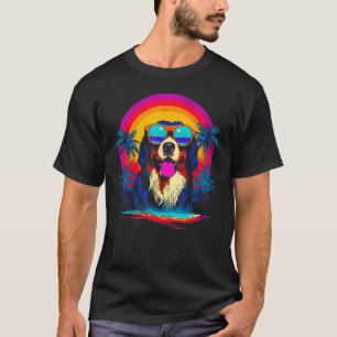 Bernese Mountain Dog Sunset T-Shirt