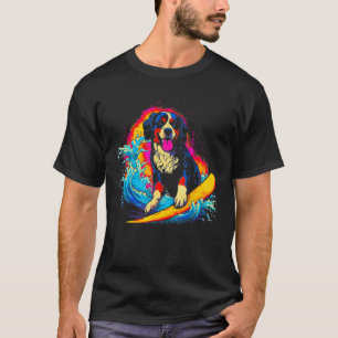Bernese Mountain Dog Surfer T-Shirt