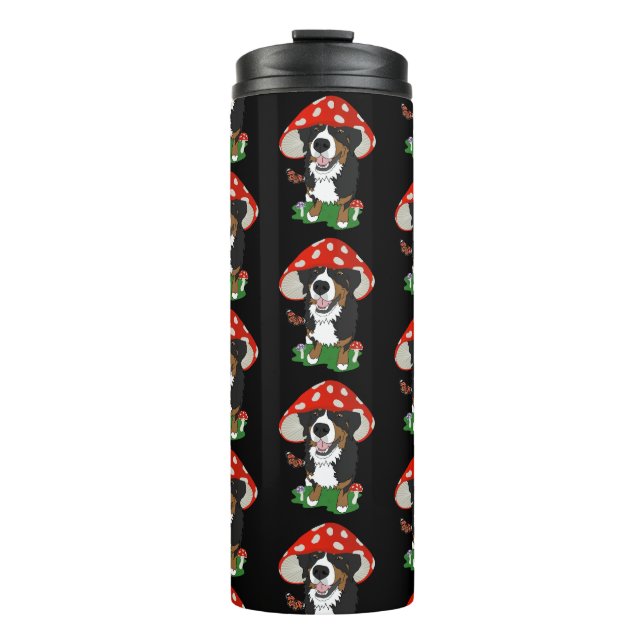 Bernese Mountain Dog Thermal Tumbler (Front)