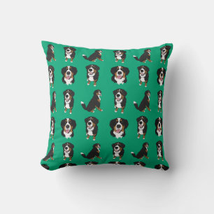 Bernese Mountain Dog  Throw Pillow