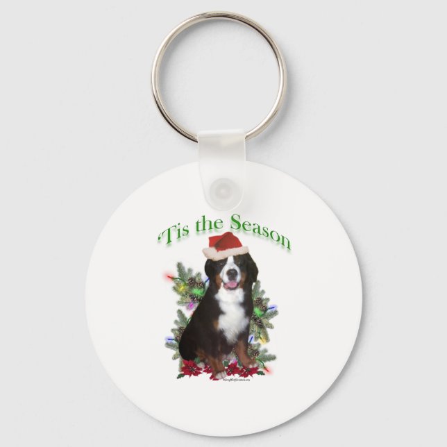 Bernese Mountain Dog ‘Tis Keychain (Front)
