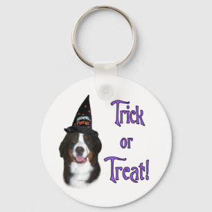 Bernese Mountain Dog Trick Keychain