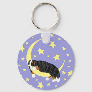 Bernese Mountain Dog Twinkle Keychain