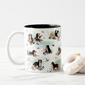 BERNESE MOUNTAIN DOG Two-Tone COFFEE MUG