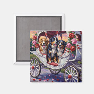 Bernese Mountain Dog Valentine's Day Magnet