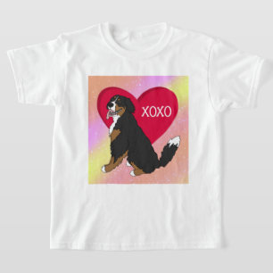 Bernese Mountain Dog Valentines Day T-Shirt