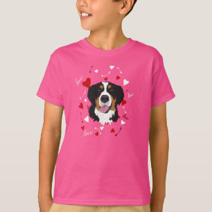 Bernese Mountain Dog Valentines Day T-Shirt