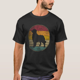 Bernese Mountain Dog - Vintage Distressed Retro Si T-Shirt