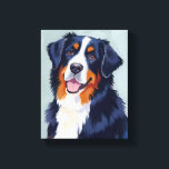 Bernese Mountain Dog | Watercolor Pet Painting Canvas Print<br><div class="desc">Bernese Mountain Dog | Watercolor Pet Painting Canvas Print</div>