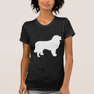 Bernese Mountain Dog (white silhouette) T-Shirt