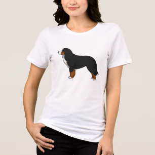 Bernese Mountain Dog Women's Tri-Blend Shirt