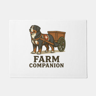 Bernese Mountain Dog Working Farm Companion Doormat