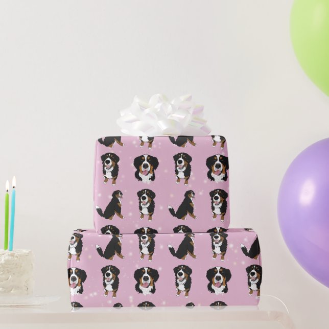 Bernese Mountain Dog  Wrapping Paper (Party Gifts)