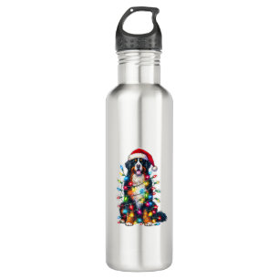 Bernese Mountain Dog x Christmas Lights  710 Ml Water Bottle