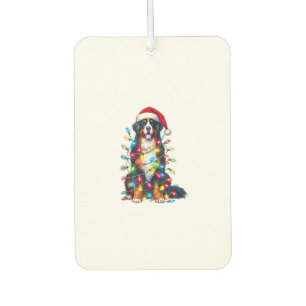 Bernese Mountain Dog x Christmas Lights Air Freshener